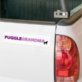 Puggle Großmutter Autoaufkleber (Auf Lkw)