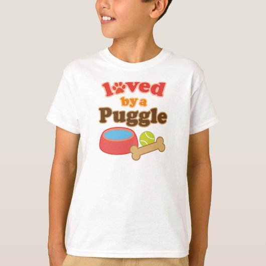 Puggle Hundezucht-Geschenk T-Shirt (Vorderseite)
