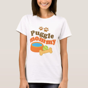 Puggle Hundezucht-Mama-Geschenk T-Shirt