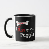 Puggle (i-Liebe) Tasse (Links)