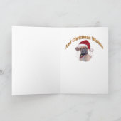 Puggle Jahreszeit-Gruß-Karten Feiertagskarte (Innenseite)