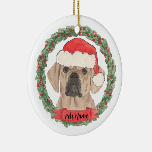 Puggle Keramik Ornament (Rechts)