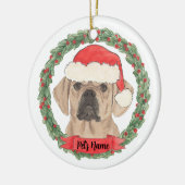 Puggle Keramik Ornament (Links)