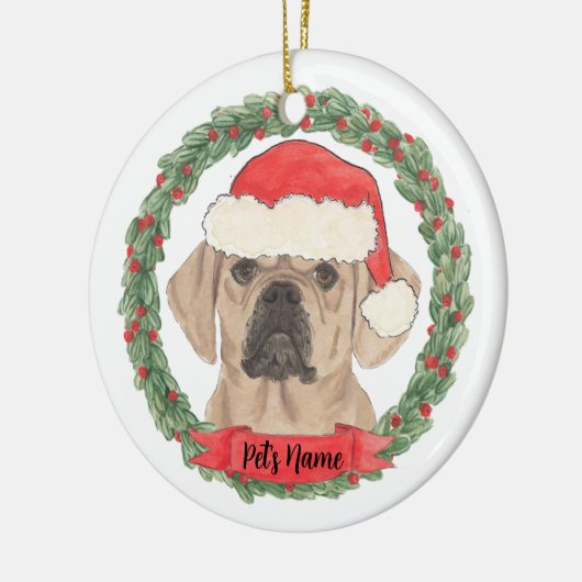 Puggle Keramik Ornament (Links)