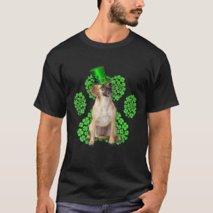 Puggle Kleeblatt Paw Clovers St Patrick's Day T-Shirt