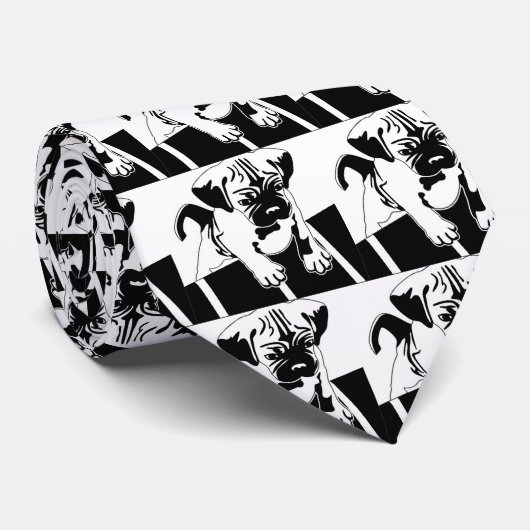 Puggle Krawatte (Gerollt)