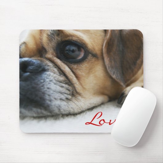 Puggle Liebe Mousepad (Mit Mouse)