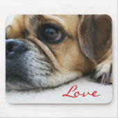 Puggle Liebe Mousepad (Vorne)
