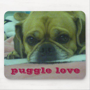 Puggle Liebe mousepad