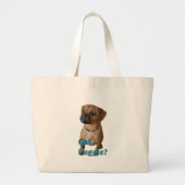 Puggle Lovers Geschenke Jumbo Stoffbeutel (Vorne)