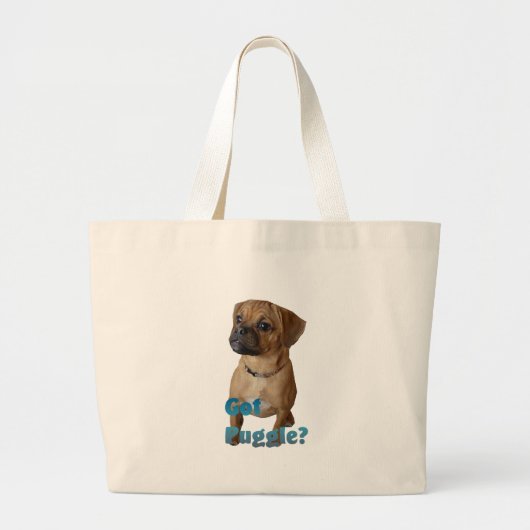 Puggle Lovers Geschenke Jumbo Stoffbeutel (Vorne)