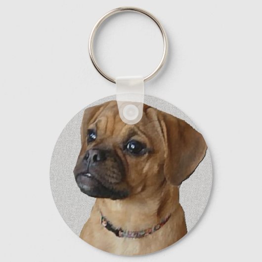 Puggle Lovers Geschenke Schlüsselanhänger (Vorderseite)