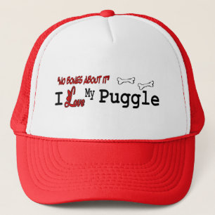 Puggle Lovers Geschenke Truckerkappe