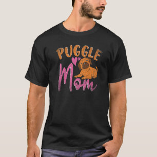 Puggle Mama Hund Eigentümer Tiermütter Tag Puggl T-Shirt