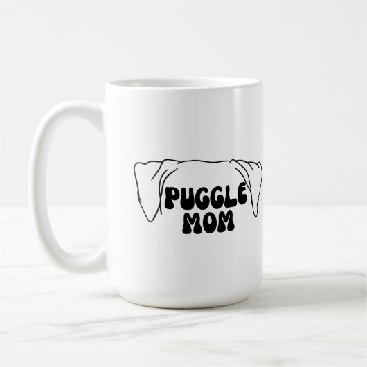 Puggle Mama Kaffee Tasse (Links)