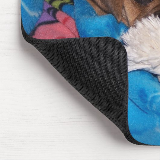 Puggle Mausunterlage Mousepad (Ecke)
