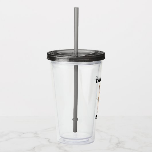 Puggle Mic Drop Acryltrinkbecher (Rechts)