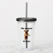 Puggle Mic Drop Acryltrinkbecher (Vorderseite)