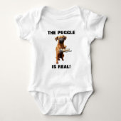 Puggle Mic Drop Baby Strampler (Vorderseite)