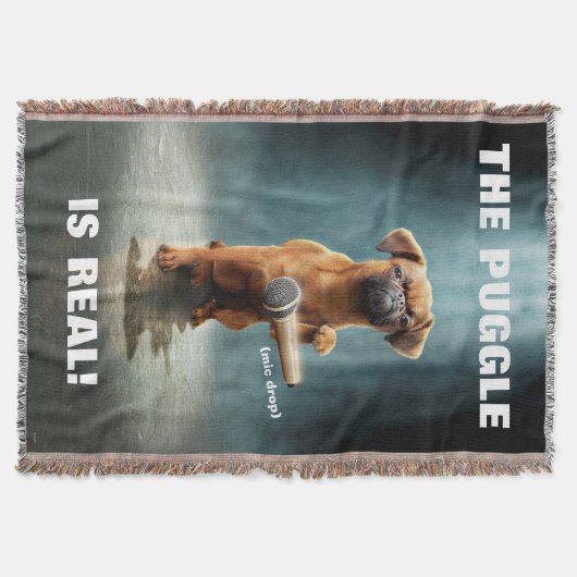 Puggle Mic Drop Decke (Vorderseite)