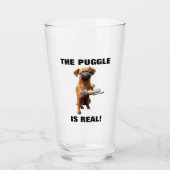 Puggle Mic Drop Glas (Vorderseite)