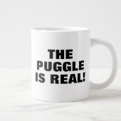 Puggle Mic Drop Jumbo-Tasse (Rechts)