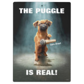 Puggle Mic Drop Klemmbrett (Rückseite)