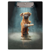 Puggle Mic Drop Klemmbrett (Vorderseite)