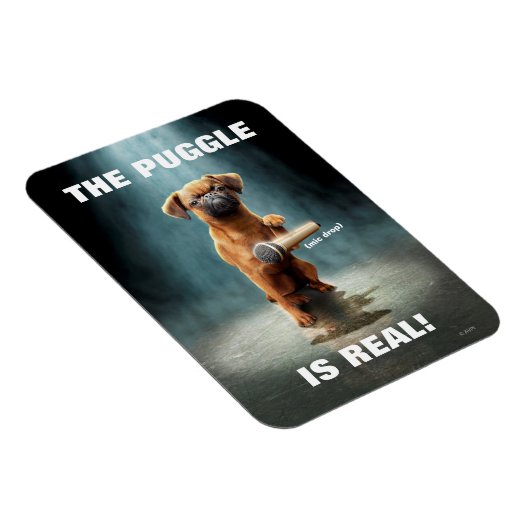 Puggle Mic Drop Magnet (Rechte Seite)