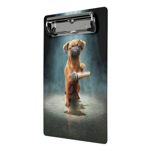 Puggle Mic Drop Mini Klemmbrett (Gewinkelt2)