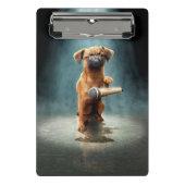 Puggle Mic Drop Mini Klemmbrett (Vorderseite)