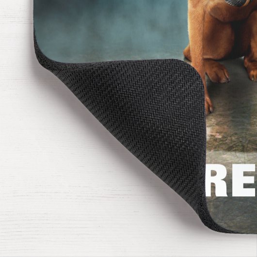 Puggle Mic Drop Mousepad (Ecke)