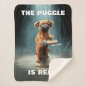 Puggle Mic Drop Sherpadecke (Vorderseite)