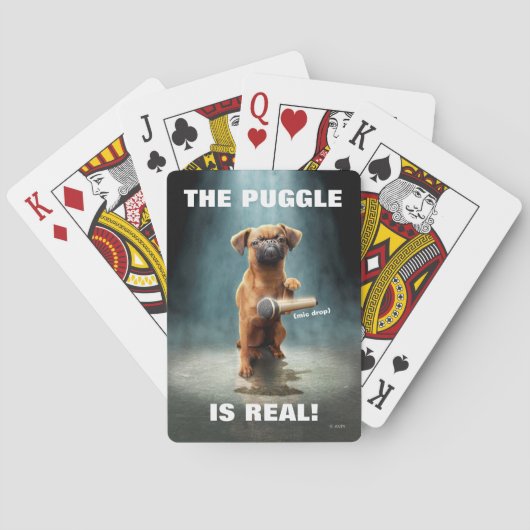 Puggle Mic Drop Spielkarten (Rückseite)