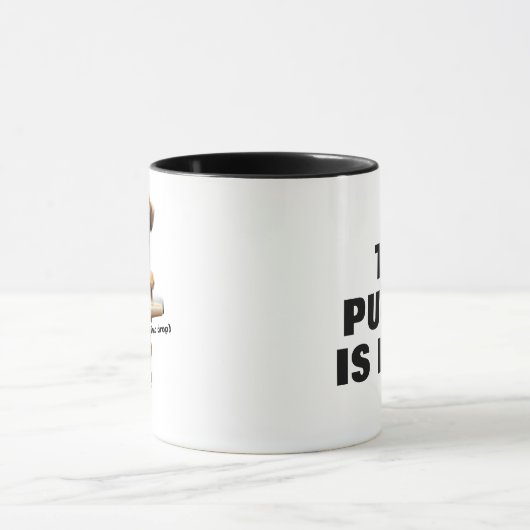Puggle Mic Drop Tasse (Zentrum)