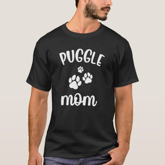 Puggle Mom Cute Dog T-Shirt (Vorderseite)