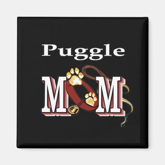 Puggle Mom Magnet (Vorne)