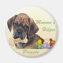 Puggle Mommas Helfermagnet