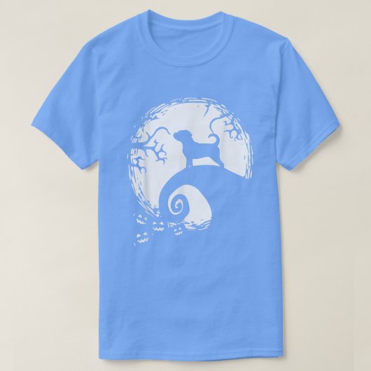 Puggle Moon Halloween T-Shirt (Design vorne)