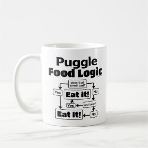 Puggle Nahrungsmittel-Logik Kaffeetasse