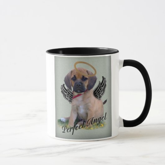 Puggle perfekte Engels-Tasse Tasse (Rechts)