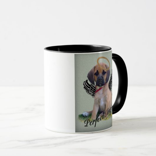 Puggle perfekte Engels-Tasse Tasse (VorderseiteRechts)