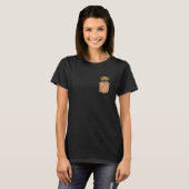 Puggle Pocket Hund T-Shirt (Vorne ganz)