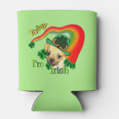 Puggle St Patricks Day Dosenkühler (Rückseite)