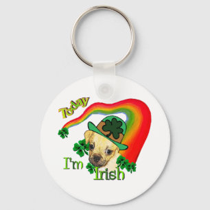 Puggle St Patricks Day Schlüsselanhänger