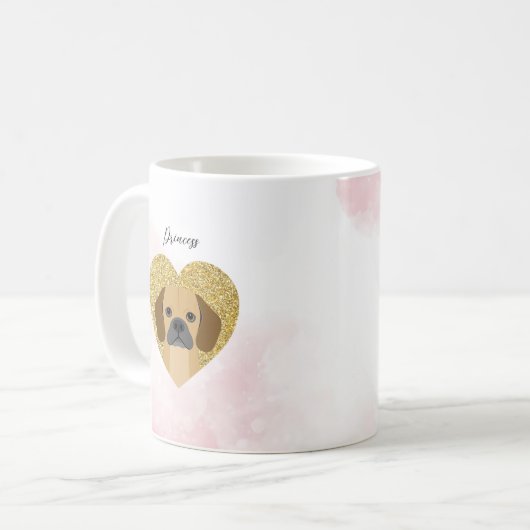 Puggle Tasse (Vorderseite Links)