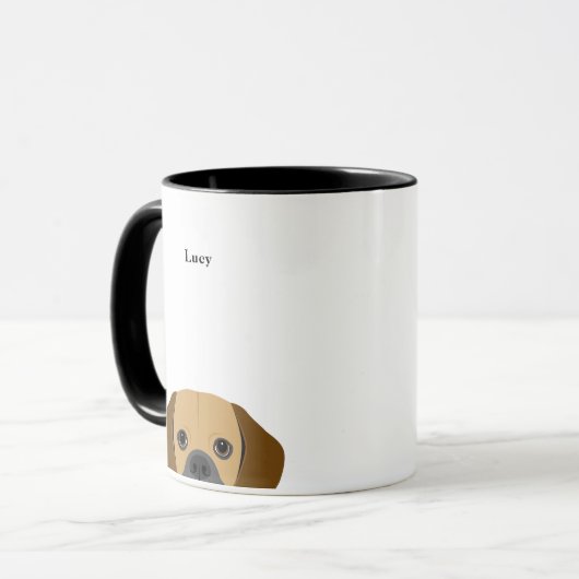 Puggle Tasse (Vorderseite Links)