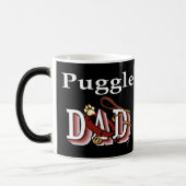 Puggle Vater Geschenke Verwandlungstasse (Links)