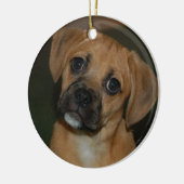 Puggle Verzierung 2 Keramik Ornament (Links)