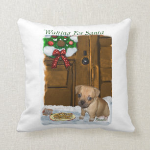 Puggle Weihnachten Kissen